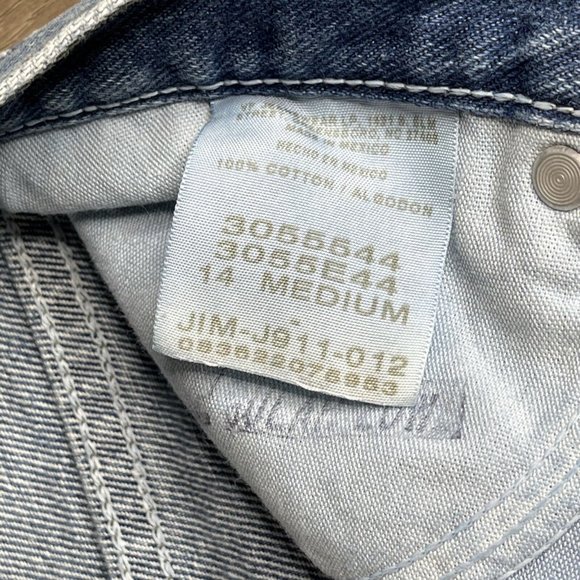 Lee Relaxed Jeans Womens 14 Medium Straight Leg Regular Blue jeans Denim - Picture 9 of 13